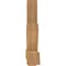 Ekena Millwork Kennewick Rough Sawn Timber Gable Bracket, Western Red Cedar, 72"W x 36"H x 6"D x 6"F, 12/12 Pitch GBW072X36X0606KEN00RWR - alternate 5